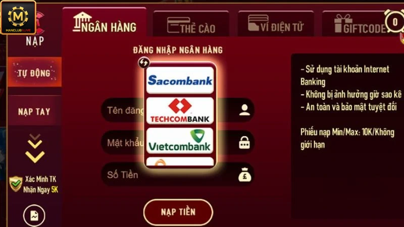 Hướng dẫn cách nạp tiền vào tài khoản game an toàn